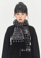 STRIPE STAR MUFFLER / 2COLORS