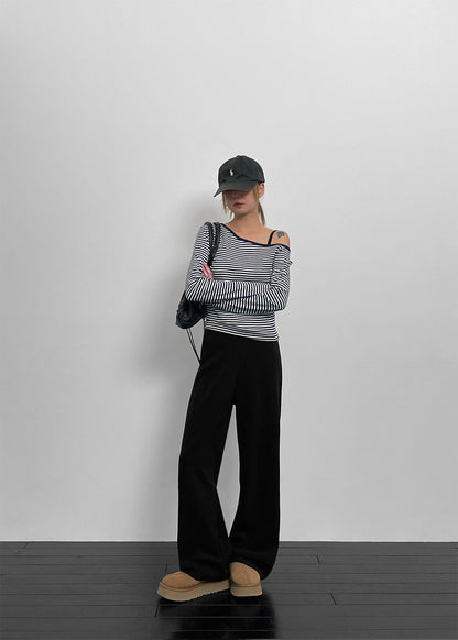 BLACKUP Off-Shoulder Long Sleeve / 5colors