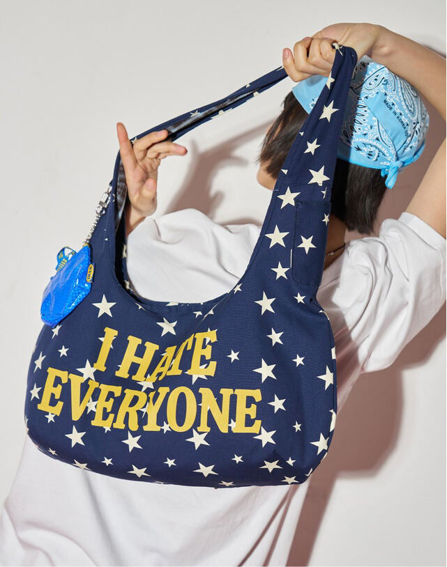 LSC REVERSIBLE STAR SHOULDER BAG (NAVY)