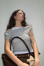 YEOMIM belted boat bag (espresso)