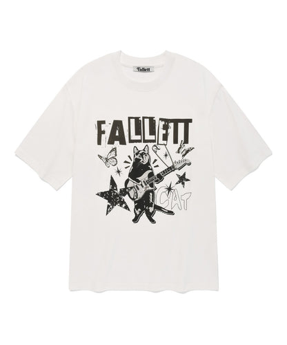 Fallett Rock Star Nero Tee - white