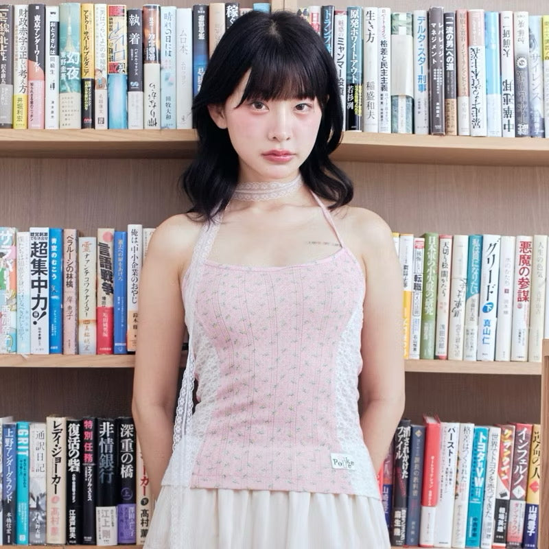 POKEE Floral Halter Top / 4patterns