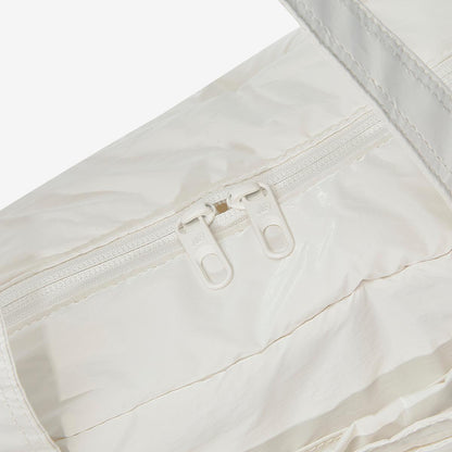 NB New Balance Glossy Ribbon Duffle Bag / White