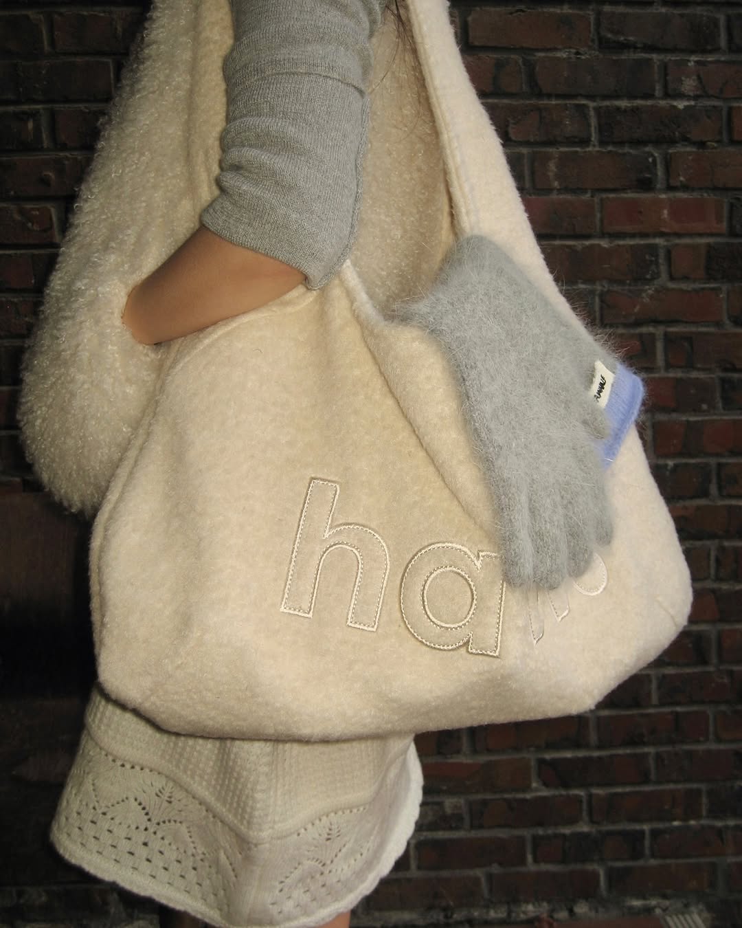 haw Pebble Totebag (40%wool) / 4colors