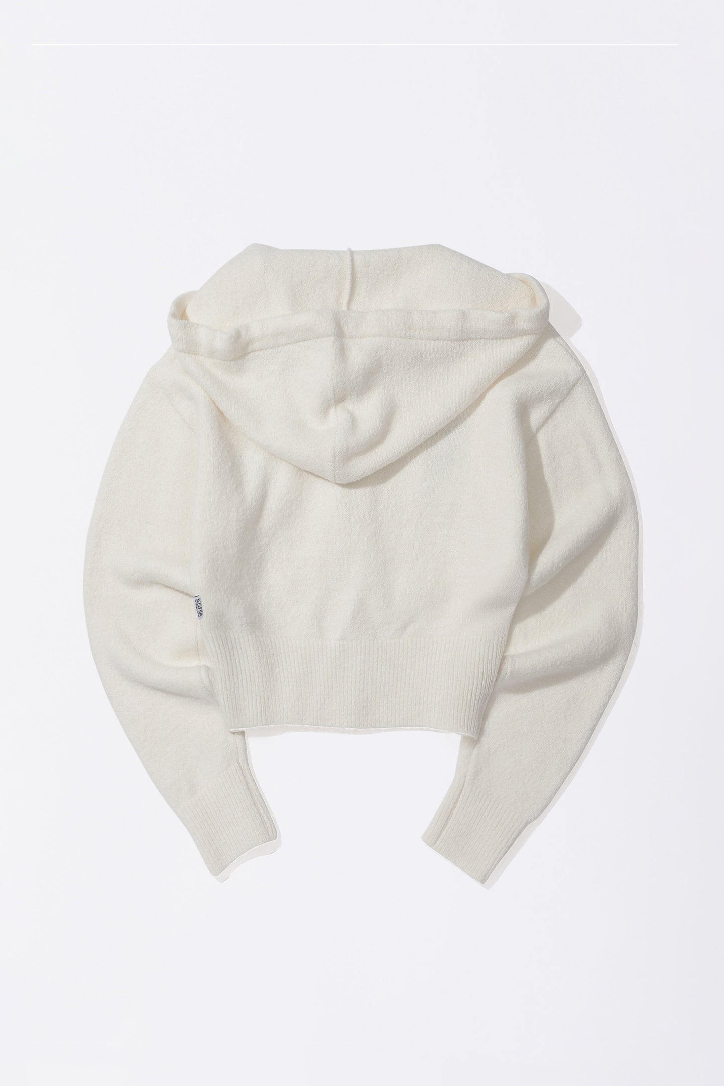 Sculptor Ankh Boucle Knit Cardigan Ivory