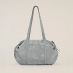 Heeari Aurora Shirring Duffel Bag - Glossy Grey
