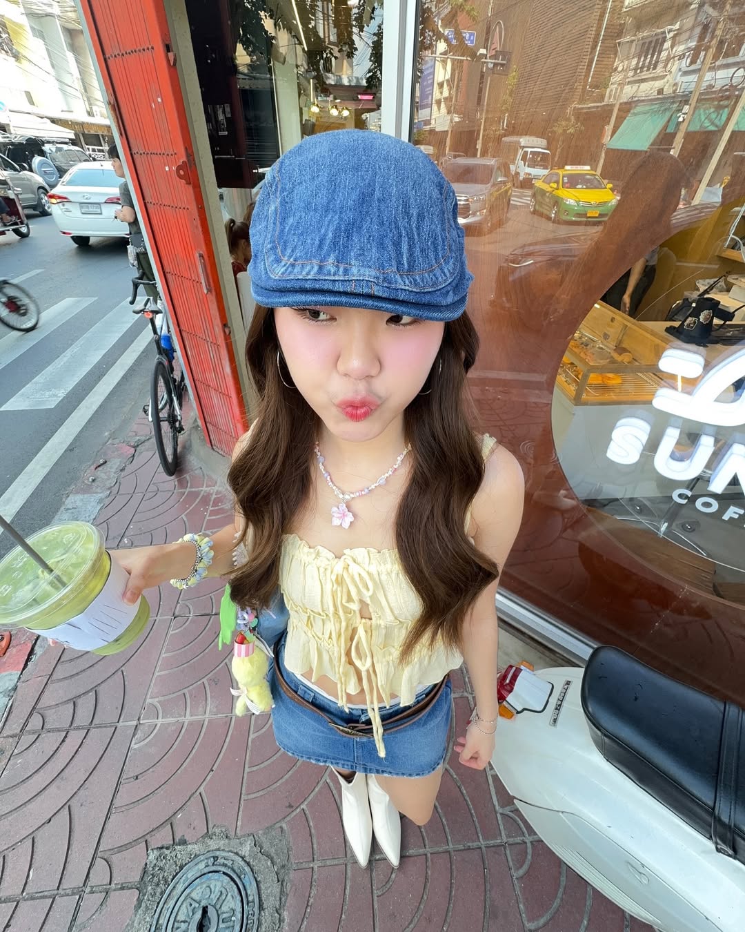 abbie.acc Floral Bright Necklace / 5colors