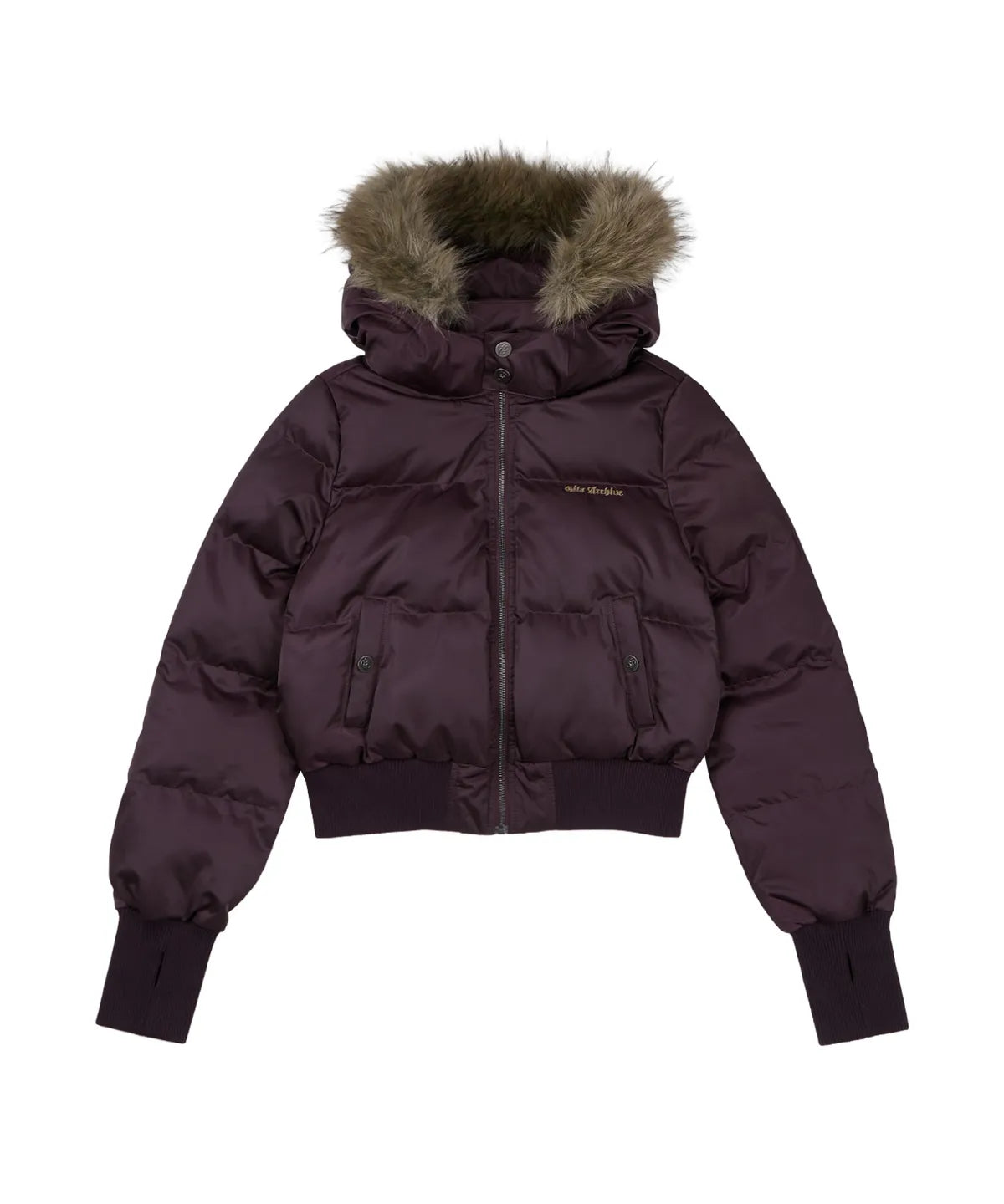 [GILA ARCHIVE] Fur Hood Light Padded Jacket - 2 Colors