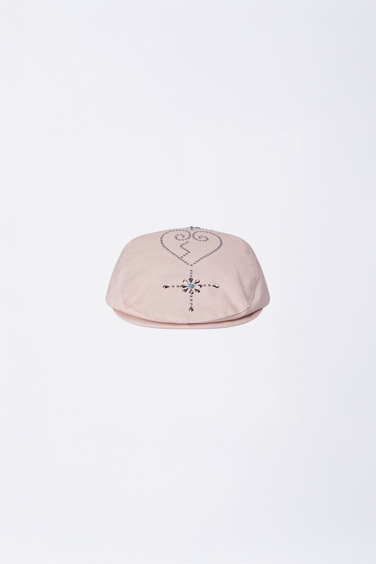 Boho Stud Hunting Cap Dusty Pink