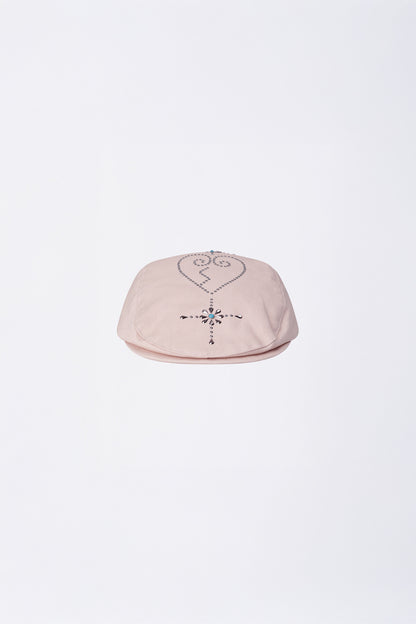 Boho Stud Hunting Cap Dusty Pink