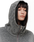 2000Archives TEDDY STUD FLEECE JACKET (GREY)