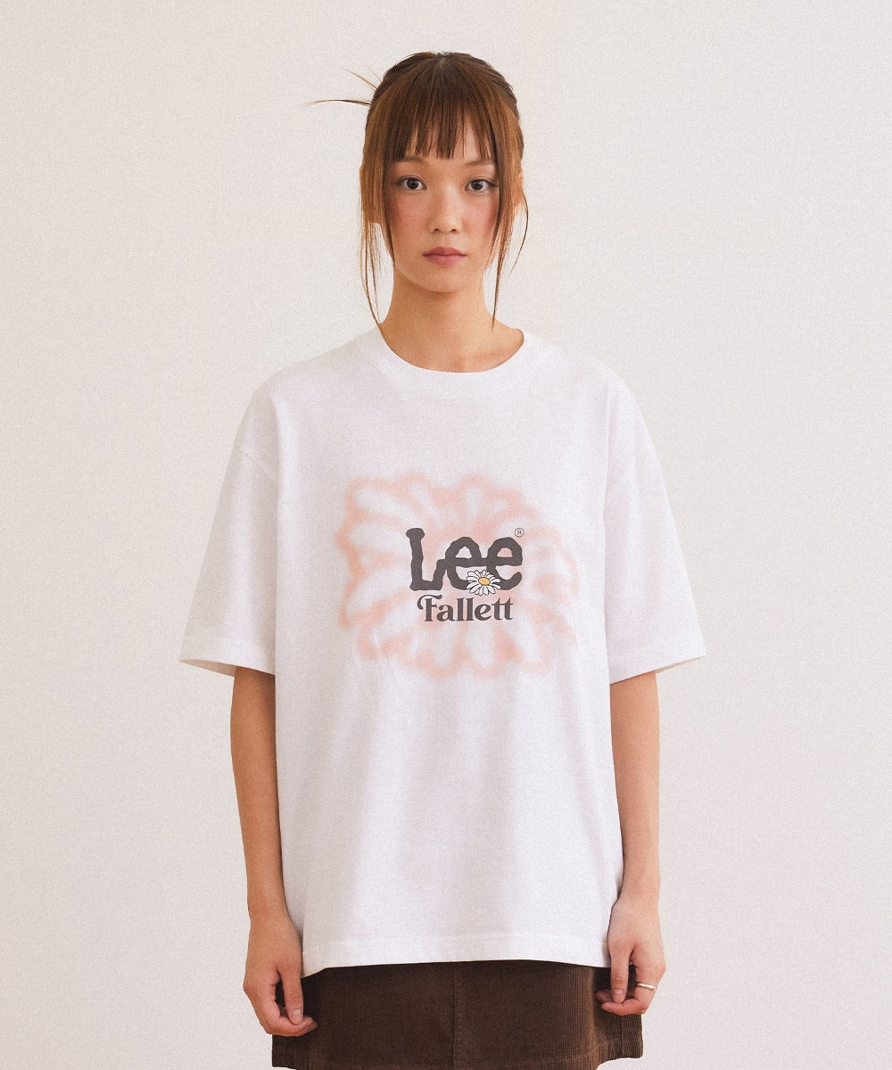 Fallett x Lee Sun Flower Short Sleeve Tee / white