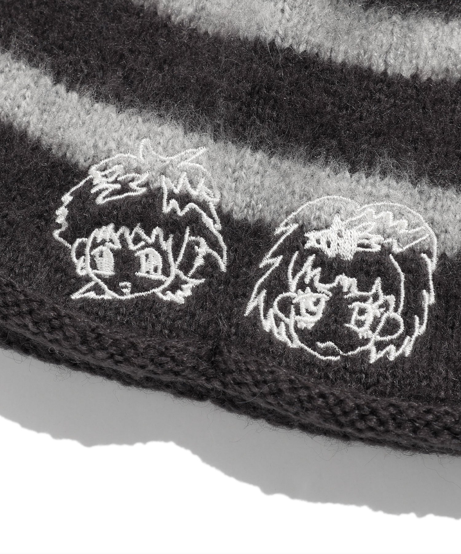 niceghostclub [X SOULPUSSSY CAT]GHOSTSOULGIRL STRIPE BEANIE
[CHARCOAL]