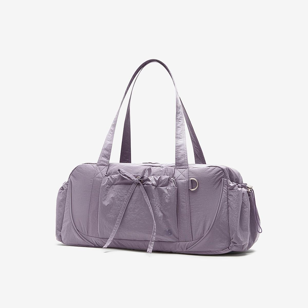 NB New Balance Glossy Ribbon Duffle Bag / violet