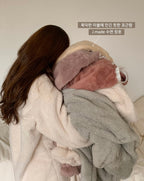 [韓國售出10,000+⭐️] J'eu Fluffy Lace Fleece Pajama Set 5colors
