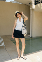 Heeari Camellia Mesh Shoulder Bag