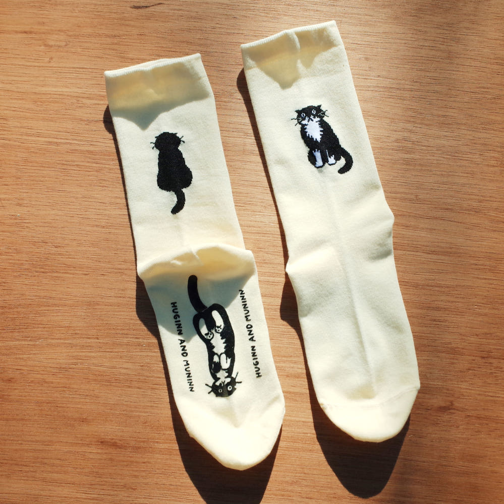 韓國文創 chocolateye with SOCKSTAZ front & back mo socks - made in Korea (by Yeonju Choi)