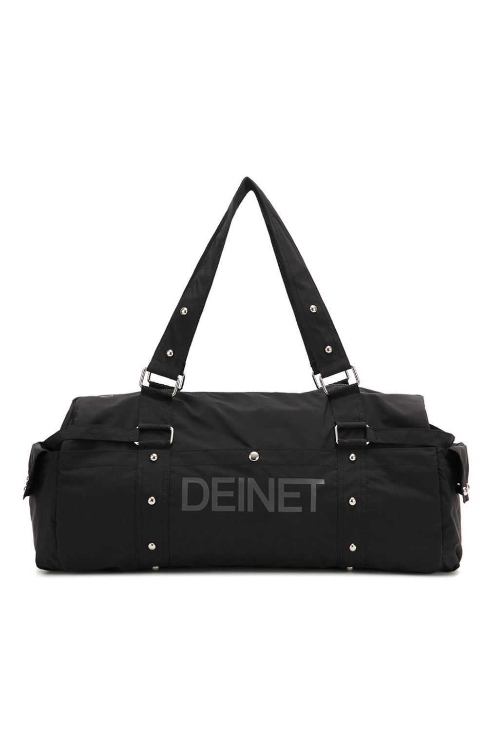 DEINET LOGO DUFFLE BAG IN BLACK