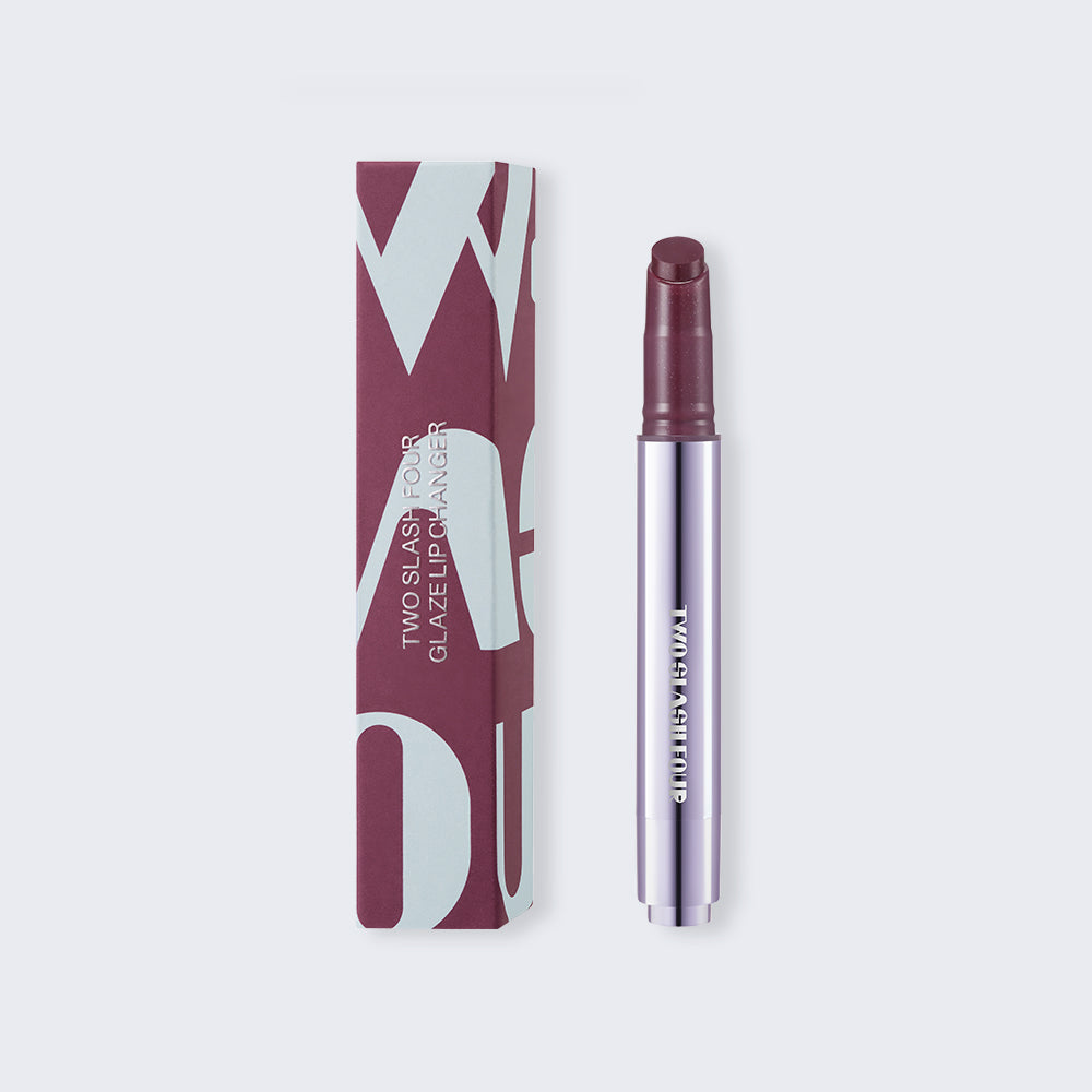 TWO SLASH FOUR Glaze Lip Changer - NU BLACK CHERRY