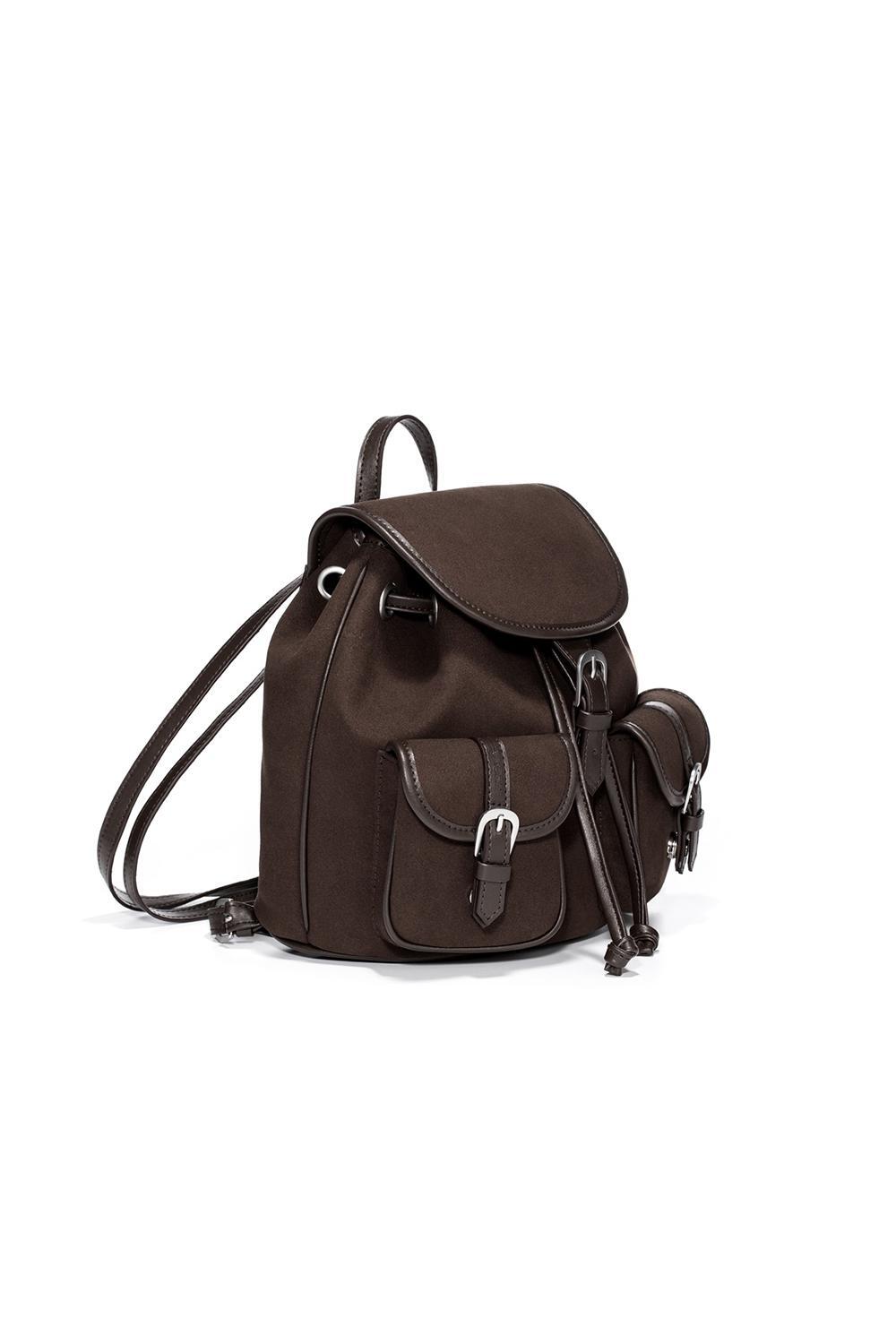 AHOHA Suede Keepin Bag Backpack / 2colors