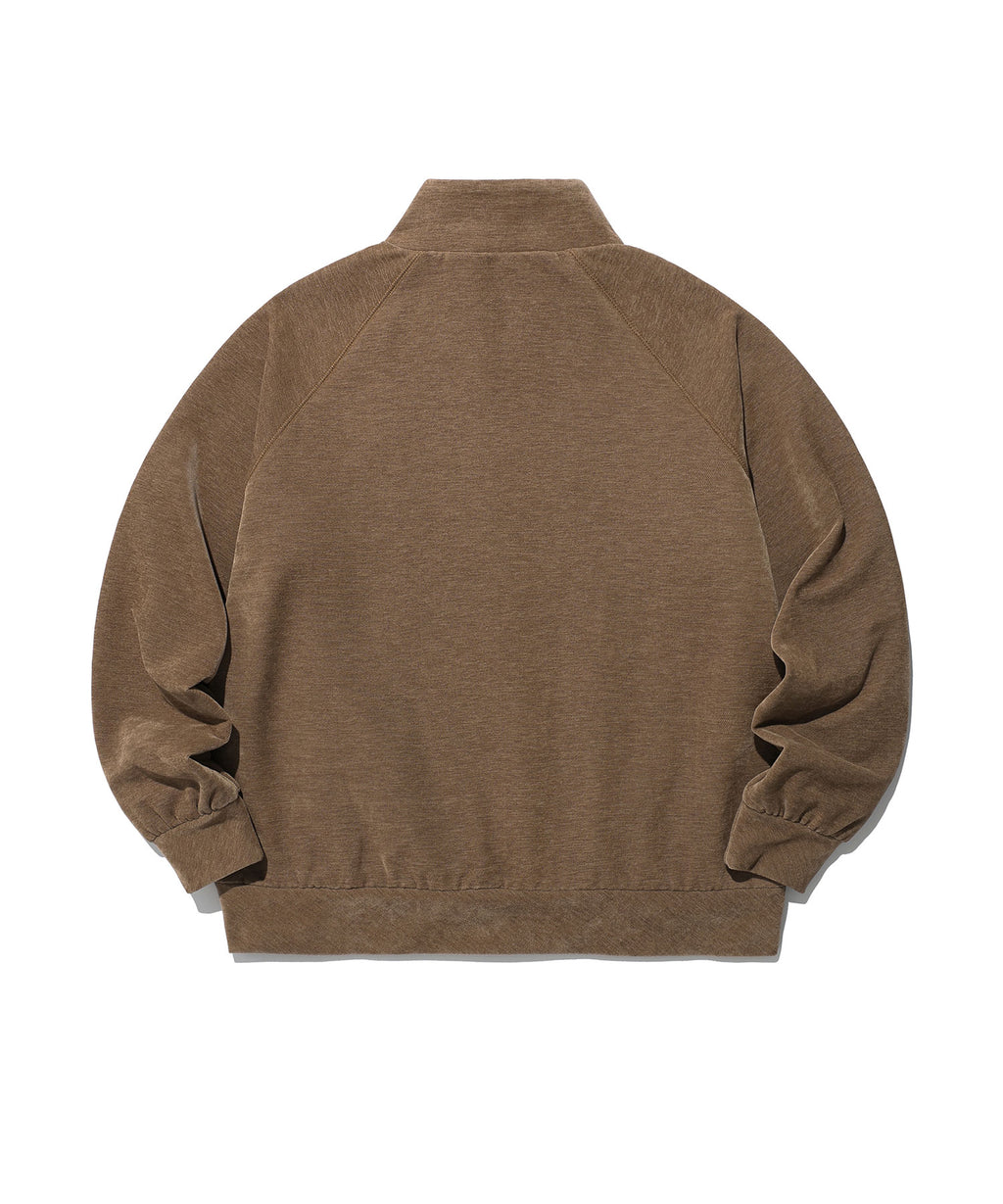 niceghostclub VELOUR TRACK JACKET [BROWN]