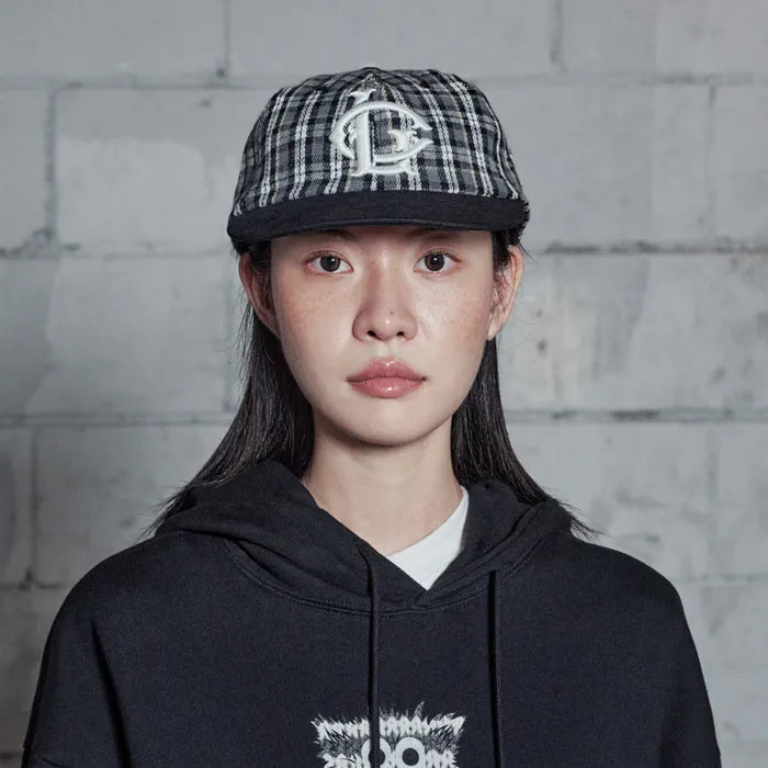LSC Lc Logo Cap Check Black