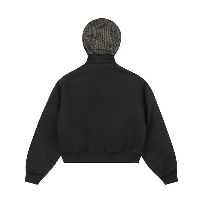 LSC Appliqué Hidden Hoodie Ma-1 Jacket Black