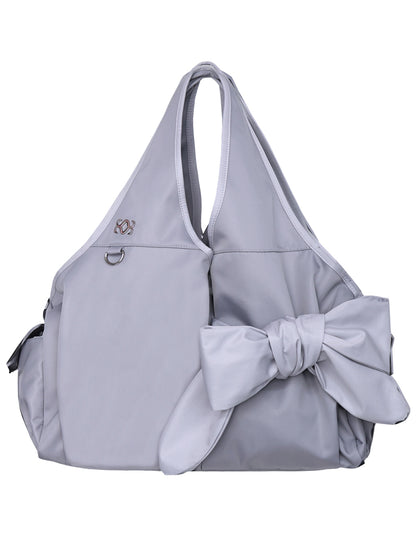 siweol Bow Shoulder Bag - nylon lavender