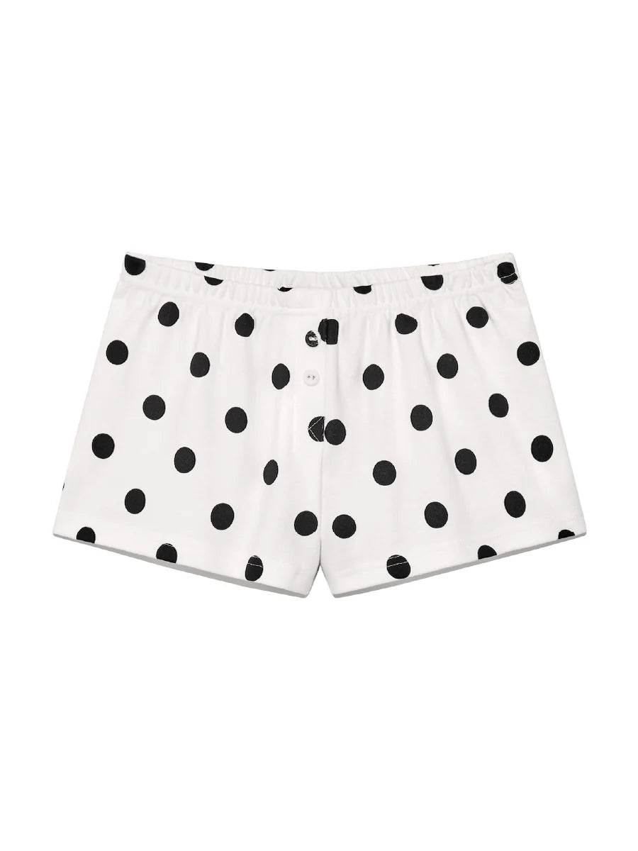 GLOWNY WILD BUTTON SHORTS / 4PATTERNS