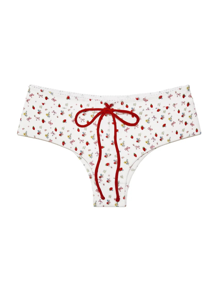 GLOWNY STRING BOOTY SHORTS / 3PATTERNS