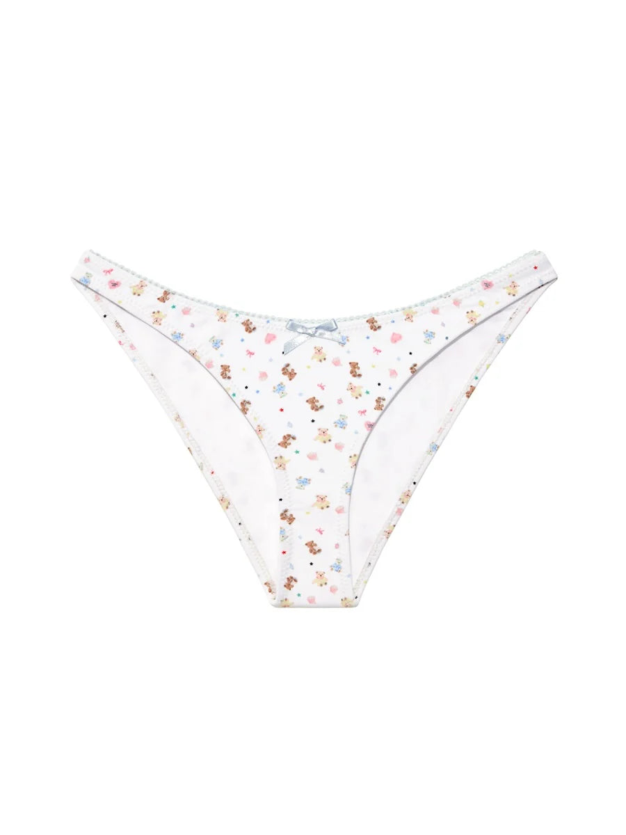 GLOWNY BLUSH HIGH CUT BIKINI BOTTOM / 3PATTERNS