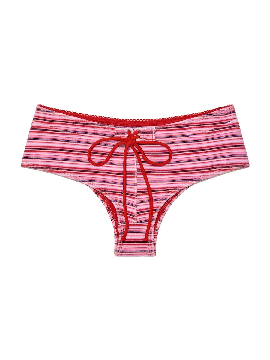 GLOWNY STRING BOOTY SHORTS / 3PATTERNS