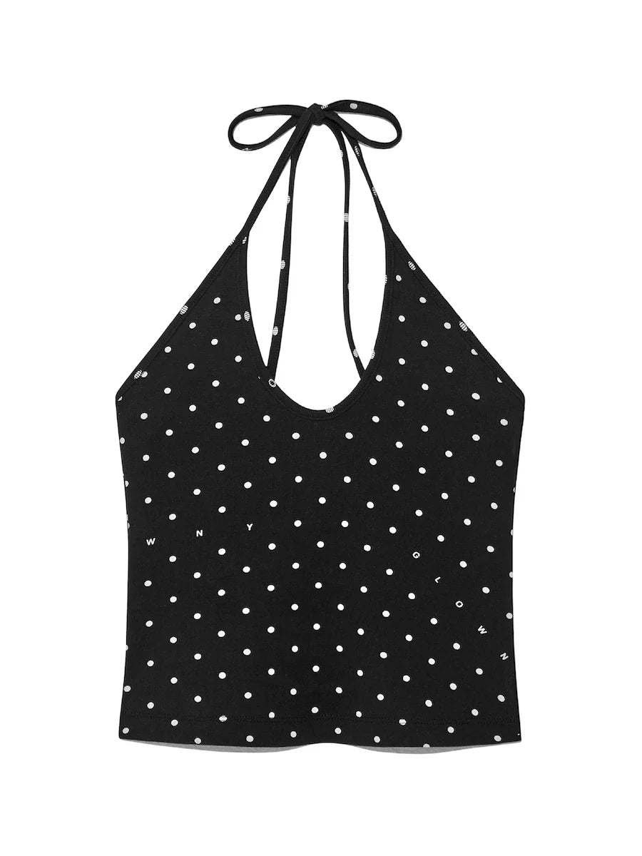 GLOWNY WILD HALTER CAMISOLE / 4PATTERNS