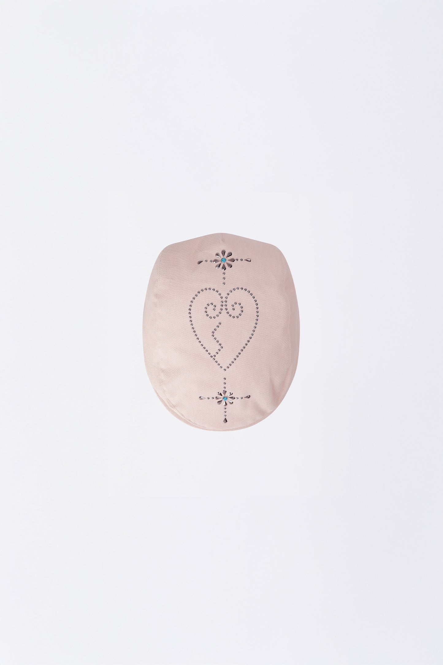 Boho Stud Hunting Cap Dusty Pink