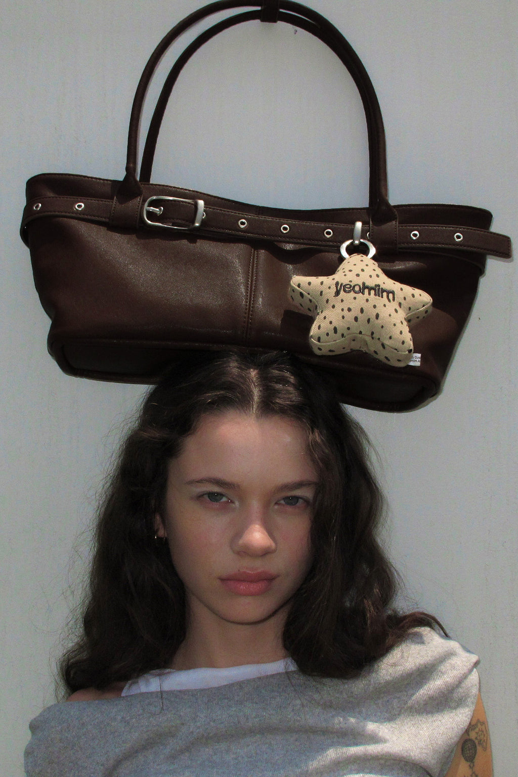 YEOMIM belted boat bag (espresso)