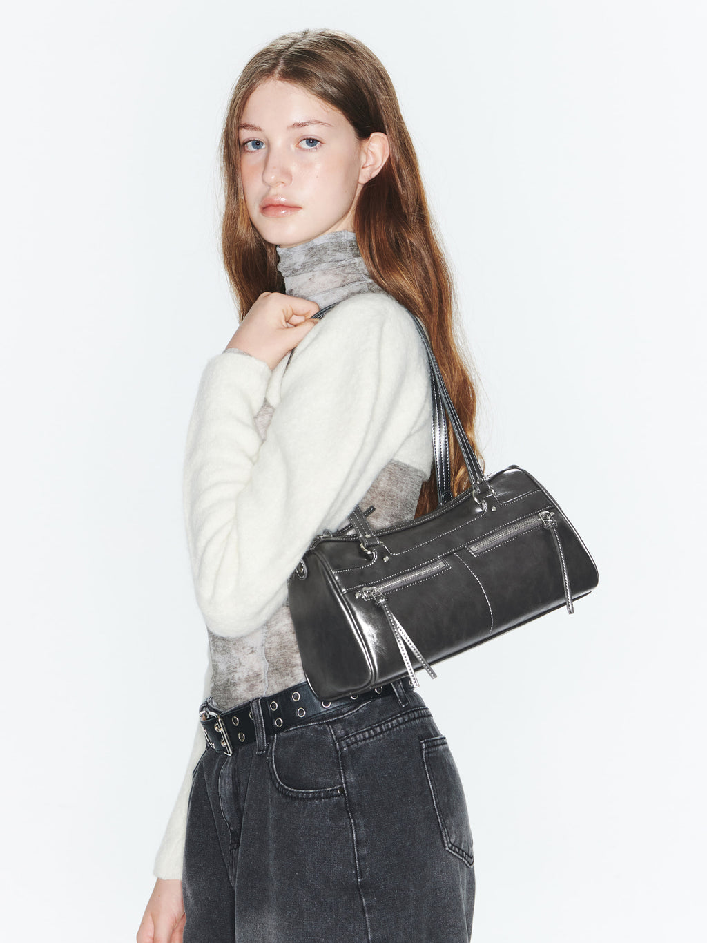 fennec Ready Duffle Shoulder Bag / Metal Grey
