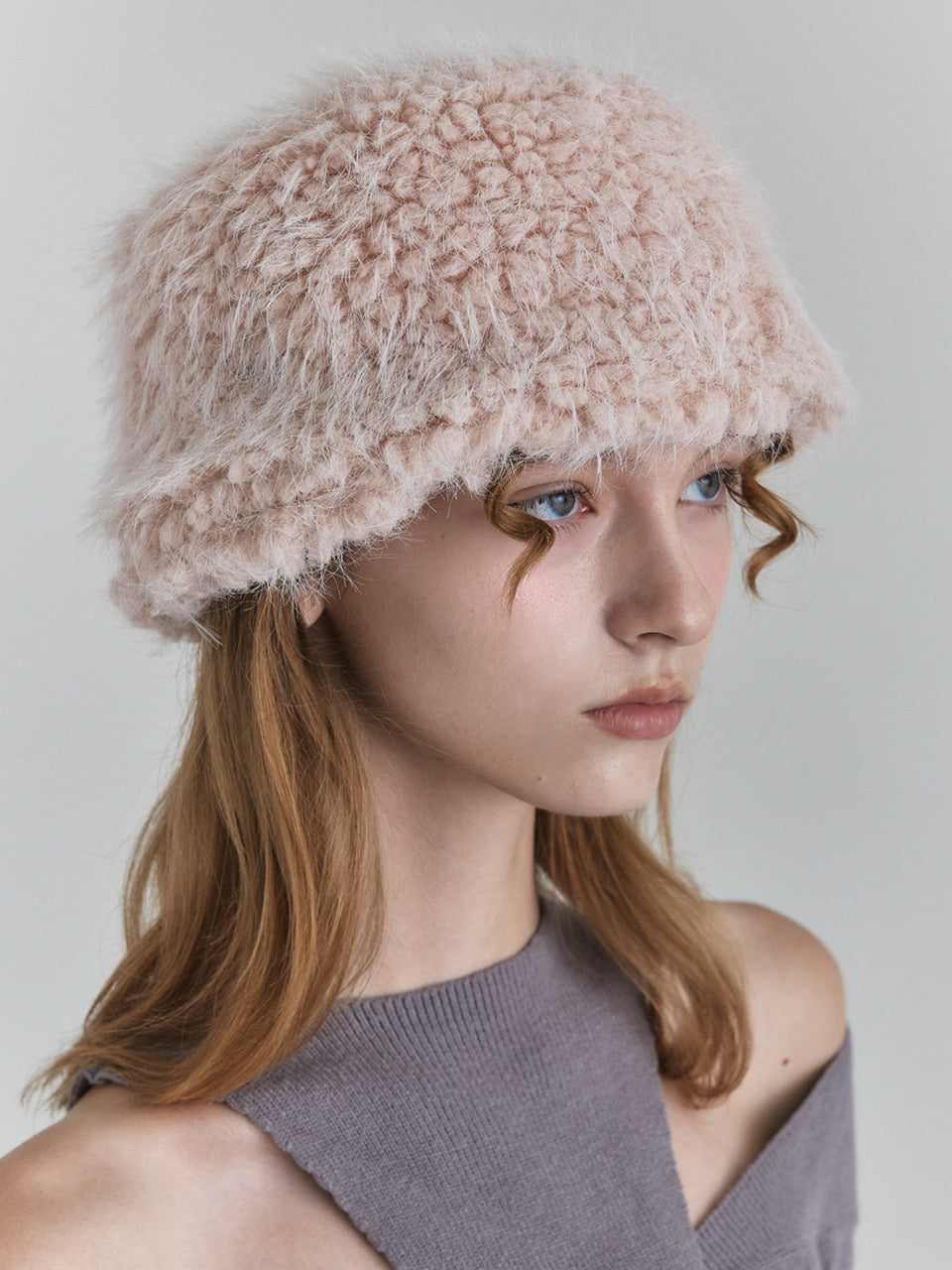 POESIEDAME MEATEL HAT IN PINK WING