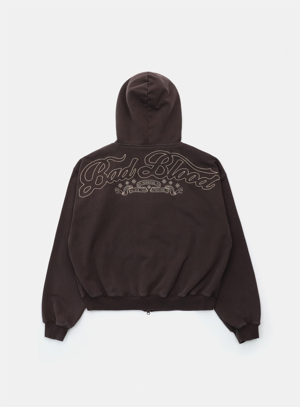[25SS] BADBLOOD Mystic Capsule Hood Zip-Up / Brown