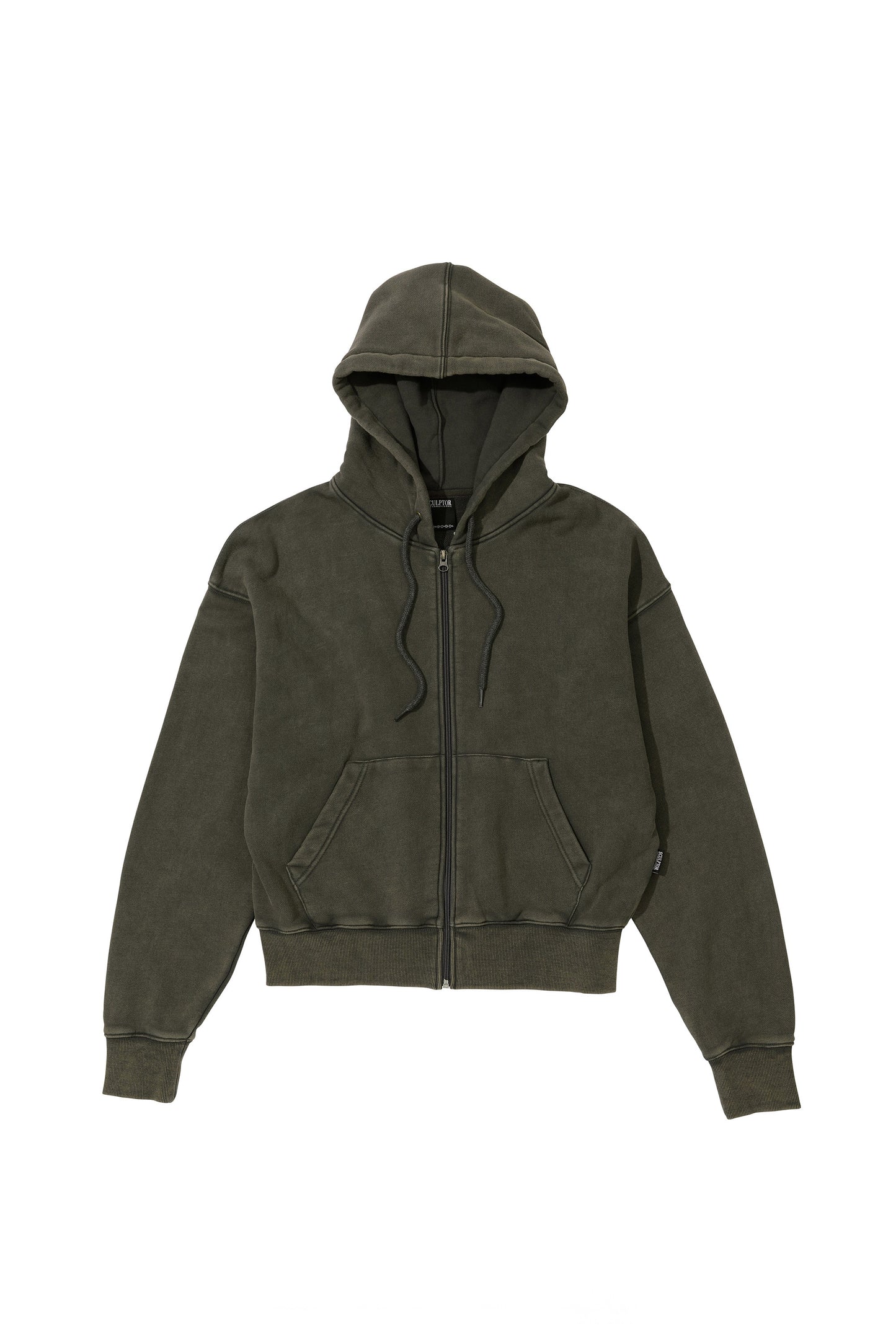 Sculptor Bad Seed Washed Hoodie Zip-Up Charcoal