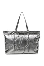 DEINET D STITCH PADDING BAG IN SILVER