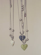 [NFF] Dot Heart Necklace-3colors