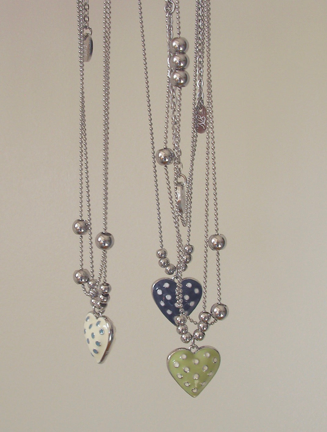 [NFF] Dot Heart Necklace-3colors