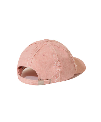 Fallett Applique Damage Ball Cap - pink