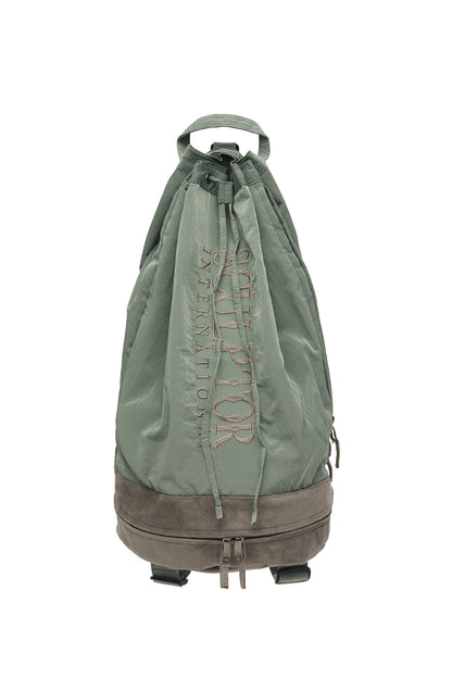 Sculptor Two Way Bucket Messenger Bag - Sage