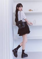 Heart Corsage Backpack - Black