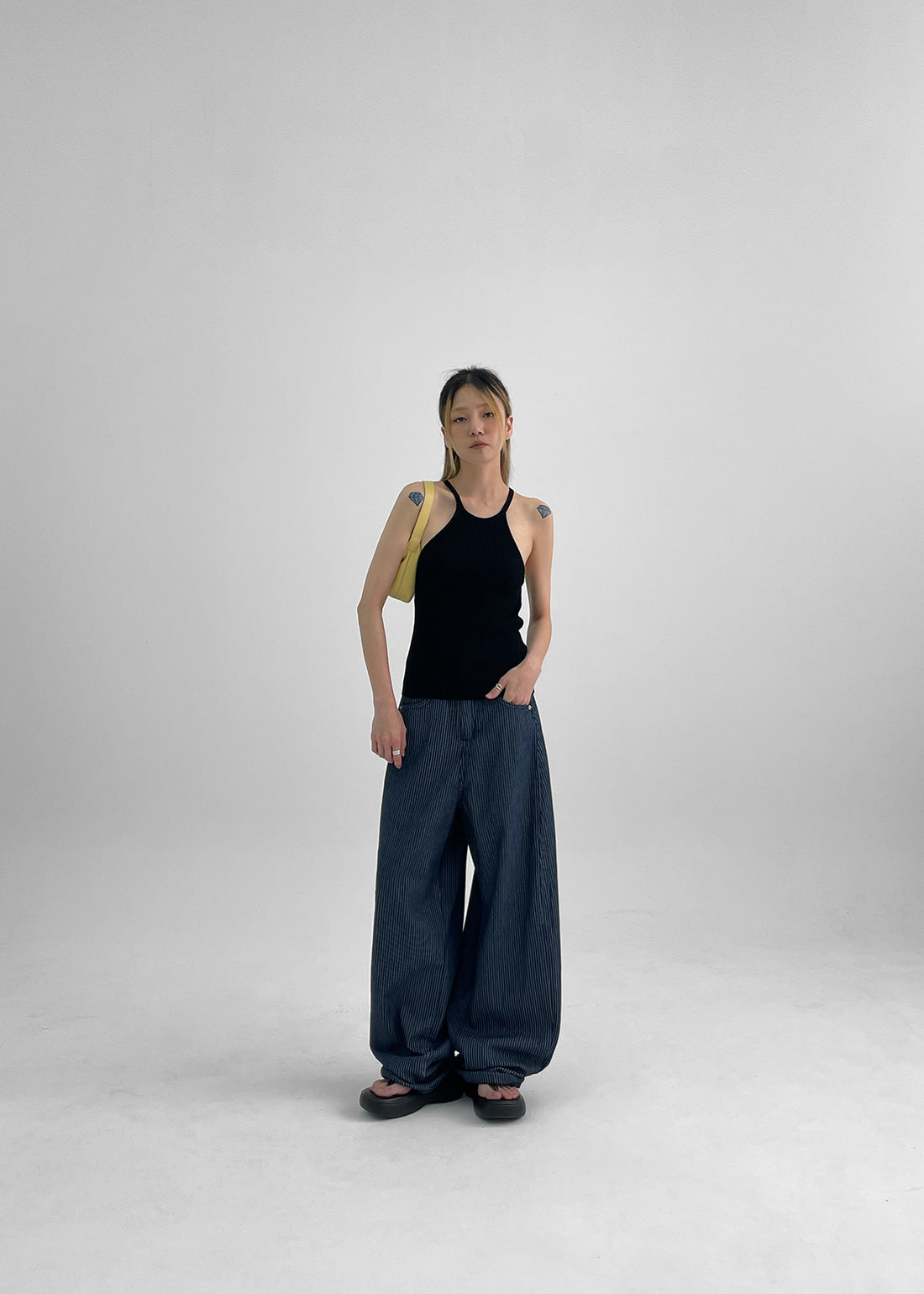 [韓國製造🇰🇷] Morina Linen Summer Halter Neck Knit / 3colors