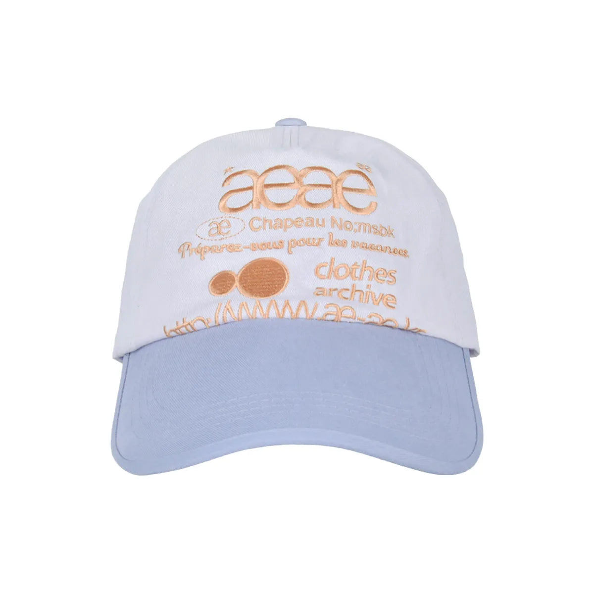 WEB LOGO 5 PANNEL BALL CAP / 6COLORS