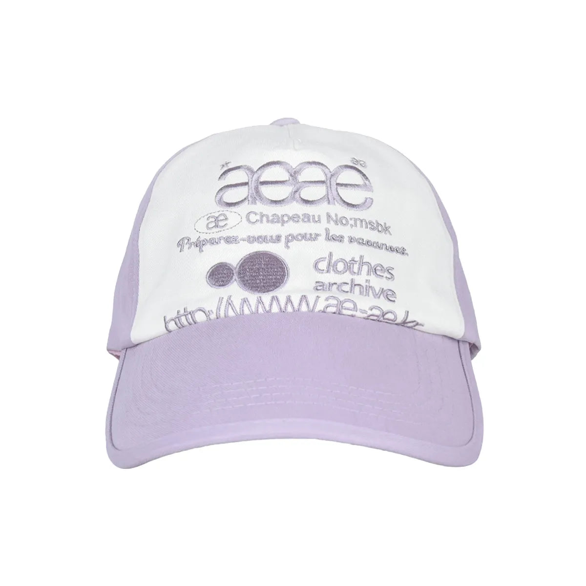 WEB LOGO 5 PANNEL BALL CAP / 6COLORS