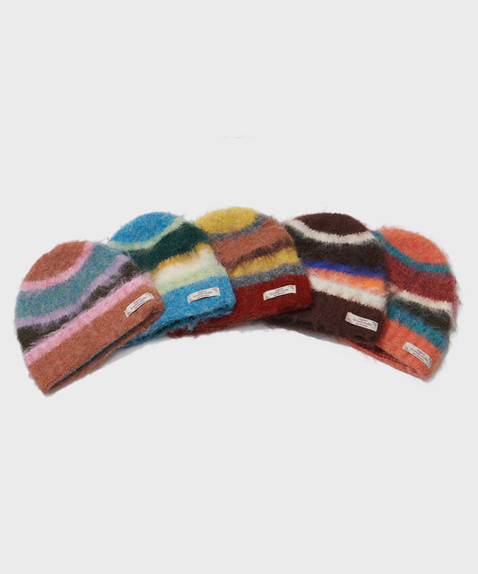 Rockfish Stripe Shaggy Beanie / 5colors