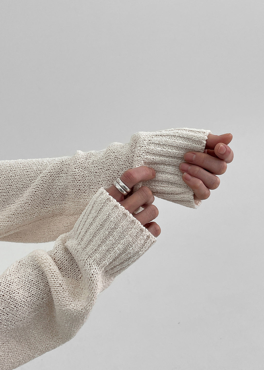 [韓國製造🇰🇷] BLACKUP Seasoned Bocashi Knit Cardigan / 2colors